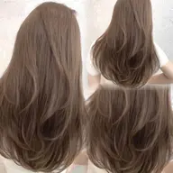 期間限定価格🤎ブリーチなしで大人っぽく明るくするなら🤎【韓国レイヤーカット+ケアダブルカラー+コテ巻きスタイリング】