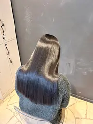 スタンダード】毛髪整形水素ケアストレート+カット+tr/髪質改善