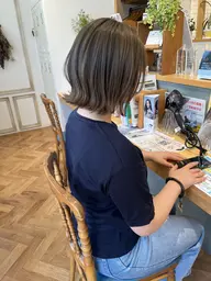 【👑外国人風ダブルカラー👑】+4ステップTR🥣ブリーチ後の手触りもツルツルにしましょう☺️💞イメチェンクーポン✨