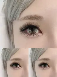 3Dボリュームラッシュ付け放題+下30本❣️ボリューム感抜群(初回オフ込)❀アイパックサービス❀ （LED➕1000円)