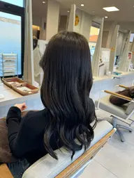 ブリーチなし‪ワンカラー＋毛先カット