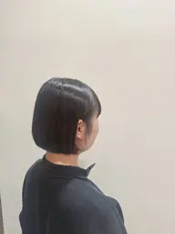 全体カット+ストレートパーマ+トリートメント