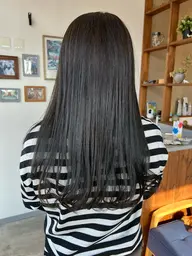 カット+縮毛矯正+カラー+ハホニコトリートメント