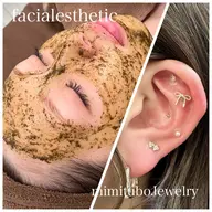 🩵話題の施術がセットでお得🩵選べる肌質別ピーリング🫧➕耳つぼジュエリー10個💎✨