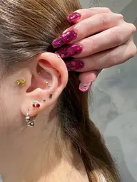 ヘッドスパ+耳リフレ+耳ツボジュエリー👂🏻💎