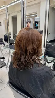 ミディアムパーマ練習モデル👩🏻‍🦱