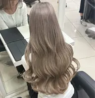 【透明感ハイトーン👩🏼】 ケアブリーチ ＋ Premiumカラー