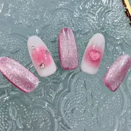 【マグネットネイル ✕ チークネイル/オフあり】店舗限定デザイン