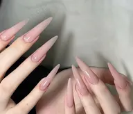 【Hand★】チップ長さ出し10本ワンカラー