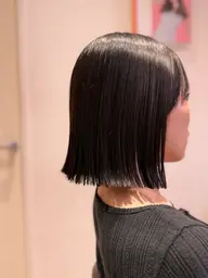 グロスツヤ感　オイルカラー＋カット