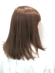 【朝もストレスフリーなサラ髪に💫】カット+縮毛強制✂︎