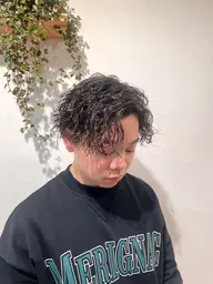 【🌀パーマ】men’s パーマ( 波巻き / スパイラル /ツイスト/ツイスパ/毛流れ/スペイン/ニュアンス )