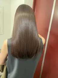 カラー➕エレクトロンシャンプー髪質解散トリートメント