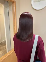 カット(ワンレングス)➕透明感カラー🫧