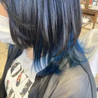 【ちらっとがかわいい🌿】インナーカラー💚(インナーブリーチ)