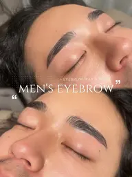 【毛流れ矯正】メンズ眉毛パーマ（HBL） & ワックス