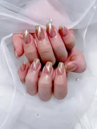 JRオフ無料🌸マグネット💅フラッシュネイル💅パーツ2点❤️ ケア込み🌟ソフトジェルオフ無料 メンズok