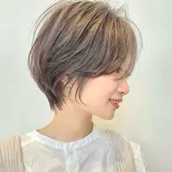 【⚪️期間限定⚪️✨ー5才になれる✨】ショートカット➕最先端白髪ぼかしカラー