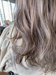 【❄️透明感抜群❄️】外国人風ハイライト(ブリーチ込)&フルカラー&最高級3ステップトリートメント