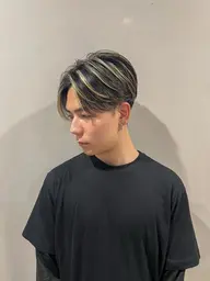 🏝メンズハイライト🏝ハイライト＋カラー＋シルクトリートメント