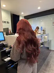 🦋ブリーチなしWカラー＋超音波トリートメント