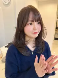 カット+カラー+トリートメント+眉毛WAX脱毛🌿set menu♪