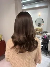 ✨顔まわりカット+透明感カラー+超音波トリートメント✨