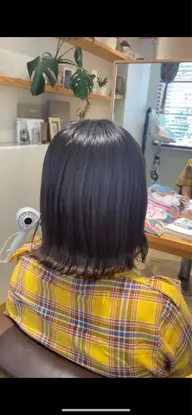 切りっぱなしレディースカット(3センチ以上)