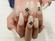 【SNSの持ち込みデザイン♡】長さ出し10本+シンプルコース🫧