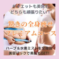 痩せたいならこれ‼️驚きの全身痩せ短期集中で脱リバウンド&納得の痩身!一生分の美ボディーは根本から!プレミアムコース★