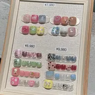初回オフ無料💖【オフあり】フット定額1本アートコース⭐️店内サンプルよりお選び頂けます!カラー変更可能🙆♀️