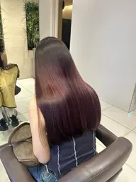 ブリーチなしケアワンカラー👩🏻‍🦰🫕