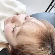 マツエク　フラットラッシュ140本　LED＋¥1500