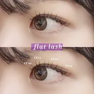 フラットラッシュ 100本（長持ち美容コーティング付き）