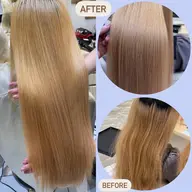 【施術3.5時間】ブリーチ毛に縮毛矯正が出来る‼️✨ブリーチ特化美容師だから出来る✨ダメージレス髪質改善縮毛矯正✨