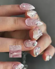 猫爪ฅ⸃⸃nail ￥9,450 （初回オフ無料）