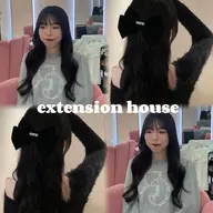 🪽✧*｡Angel Extension 60枚✧*｡🪽人毛100%シールエクステ☆へそ下ロング