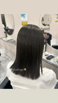 【ﾐﾆﾓ学割👩🏻‍🎓🥣】ワンカラー➕毛先整えcut‪✂️