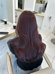 暖色カラー+天使の艶トリートメント