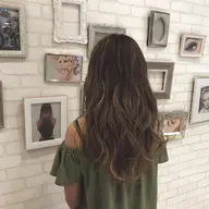 【外国人風】カット+カラー(ハイライト+全体染め)+システムトリートメント