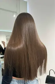 💕くびれストレート♡韓国風カット＋縮毛矯正髪質改善しながら、毛先は巻ける仕上がりに︎💕︎柔らかいストレート🪄