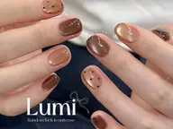 自爪「2種ジェル+シンプルドットアート」