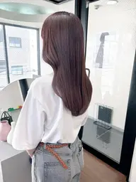 【土日祝限定!艶カラー】似合わせカット+ 透明感カラー¥9000