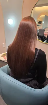 縮毛矯正+髪質改善トリートメント