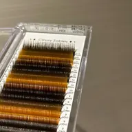 カラーエクステ80本から100本【ダークブラウンorライトブラウン】 セーブル