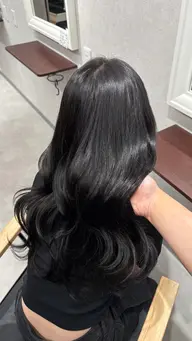 【就活の方必見👩🏻💼】黒染め不使用暗めカラー