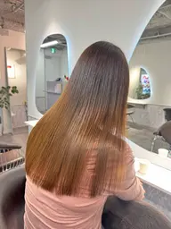 【ブリーチ毛も可🙆】"最上級の艶髪"カット+酸性ストレート