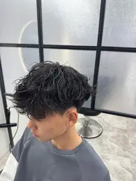 【お試し価格/午前中限定】メンズカット+パーマ(ツイスパ、波巻き、ニュアンスパーマ)