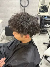 【メンズ】カット、特殊パーマ 例スパイラル、ツイスト、波巻きetc