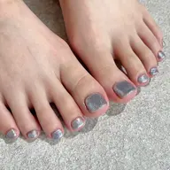 〈フット〉ジェルネイルワンカラー（オフなし）ケア付き♪